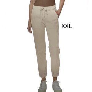 Buffalo David Bitton Women's Soft Tencel Pull-On Jogger XXL Cream